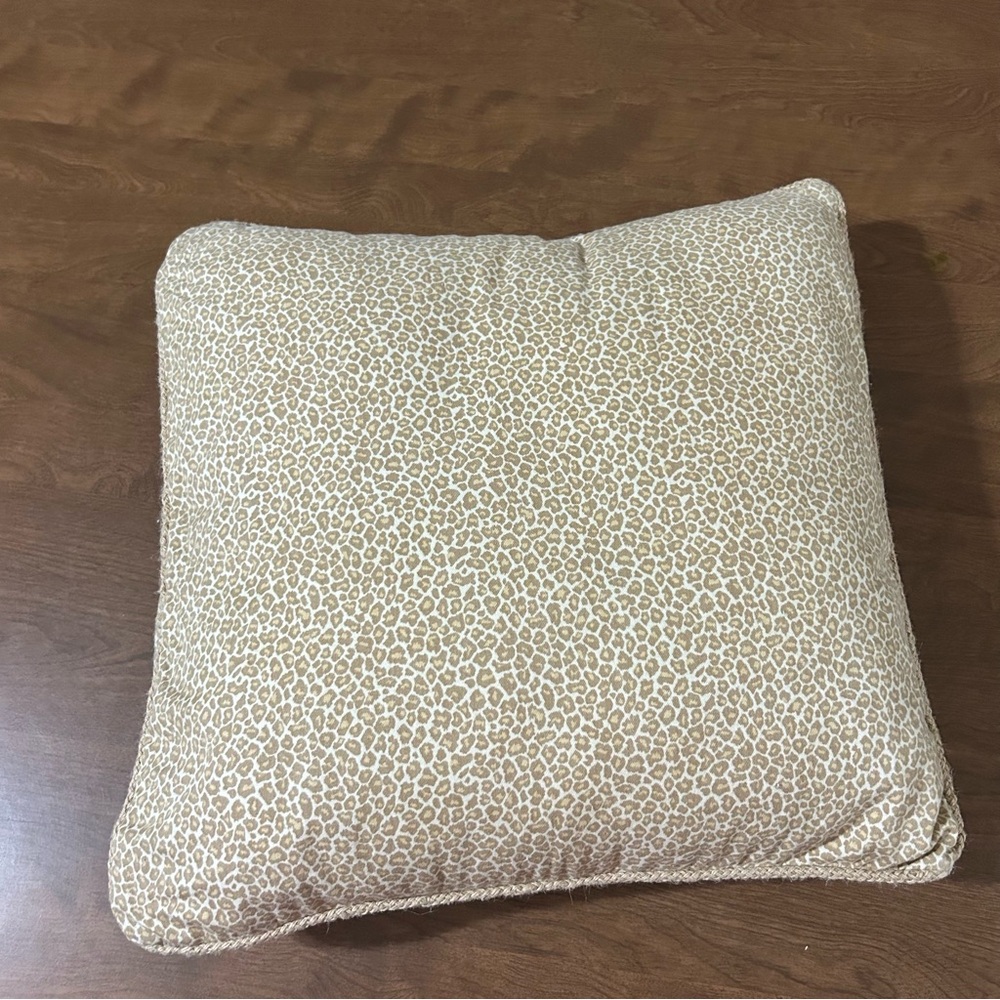 Animal print pillow